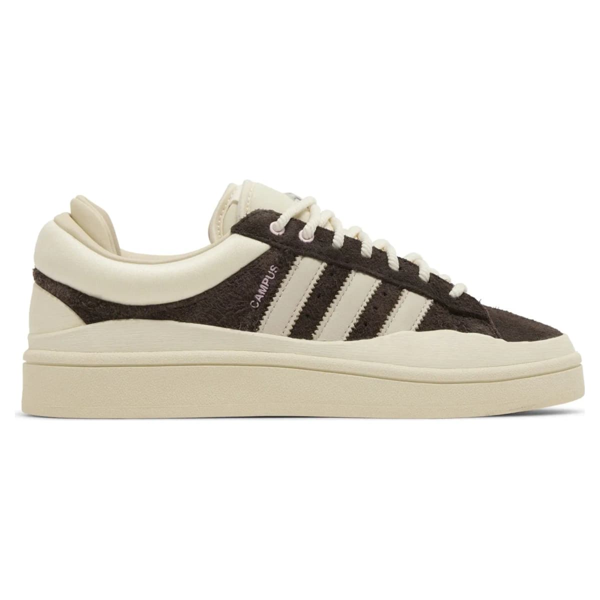 Bad Bunny x Adidas Campus The Last Campus. Vista 1 del modelo. Imagen de catálogo del producto.