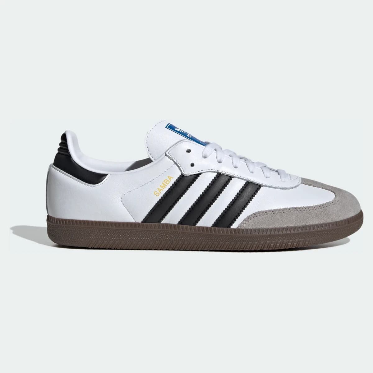 Adidas Samba White Black Gum. Vista 1 del modelo. Imagen de catálogo del producto.