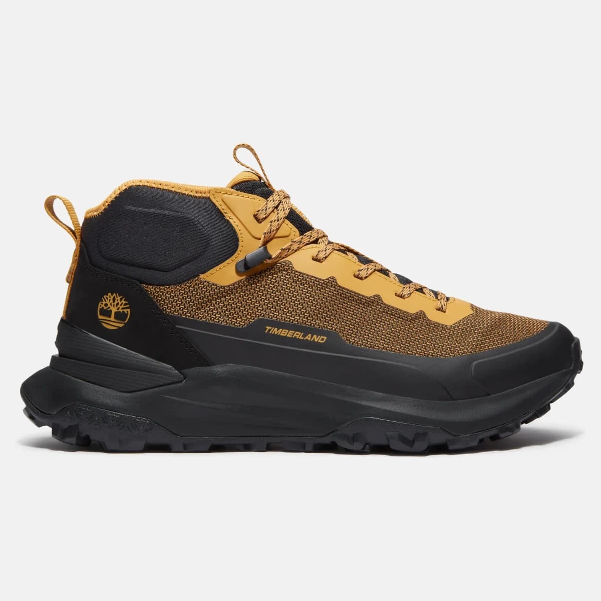 Timberland Mid Sneaker Wheat Mesh. Vista 1 del modelo. Imagen de catálogo del producto.