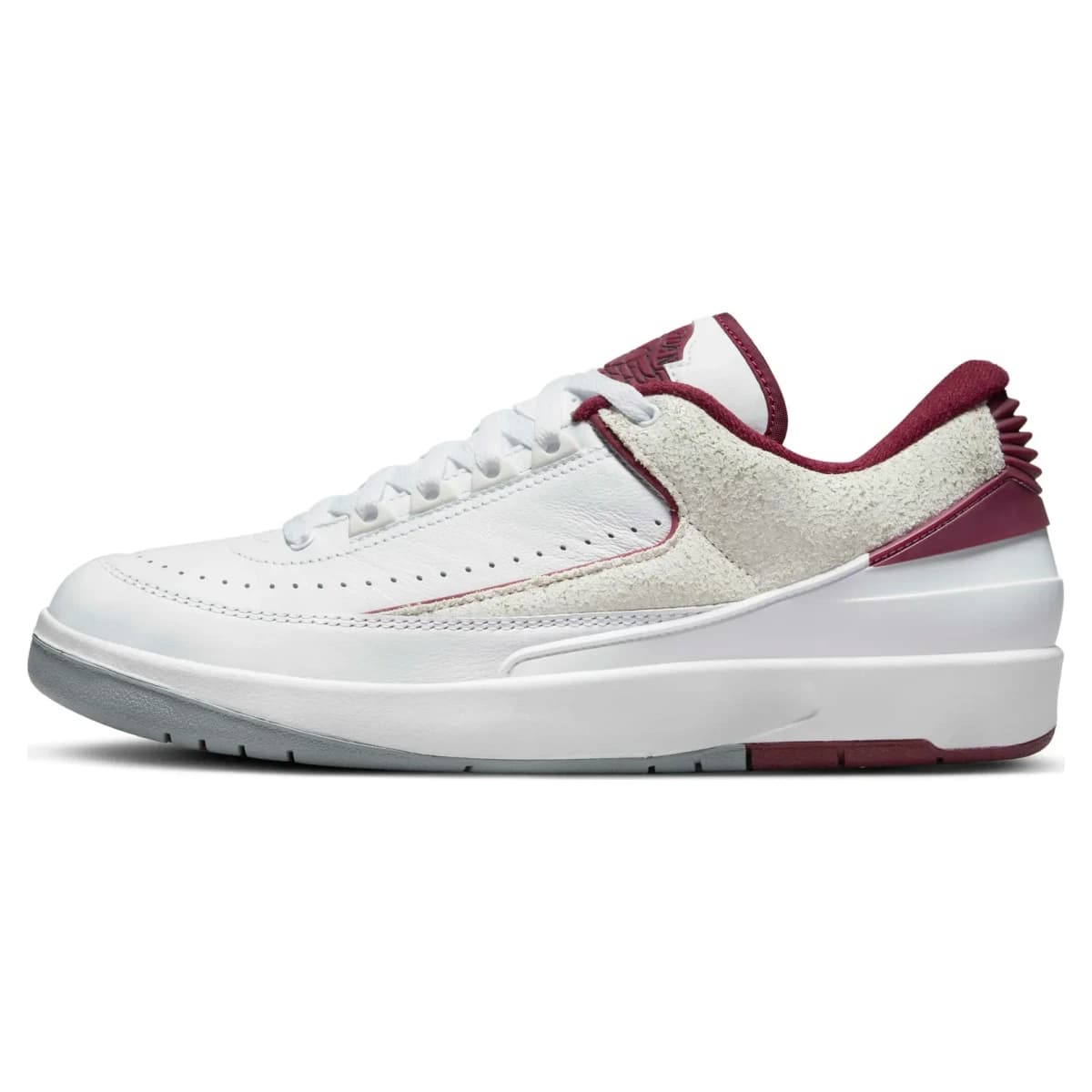 Air Jordan 2 Low Cherrywood. Vista 1 del modelo. Imagen de catálogo del producto.