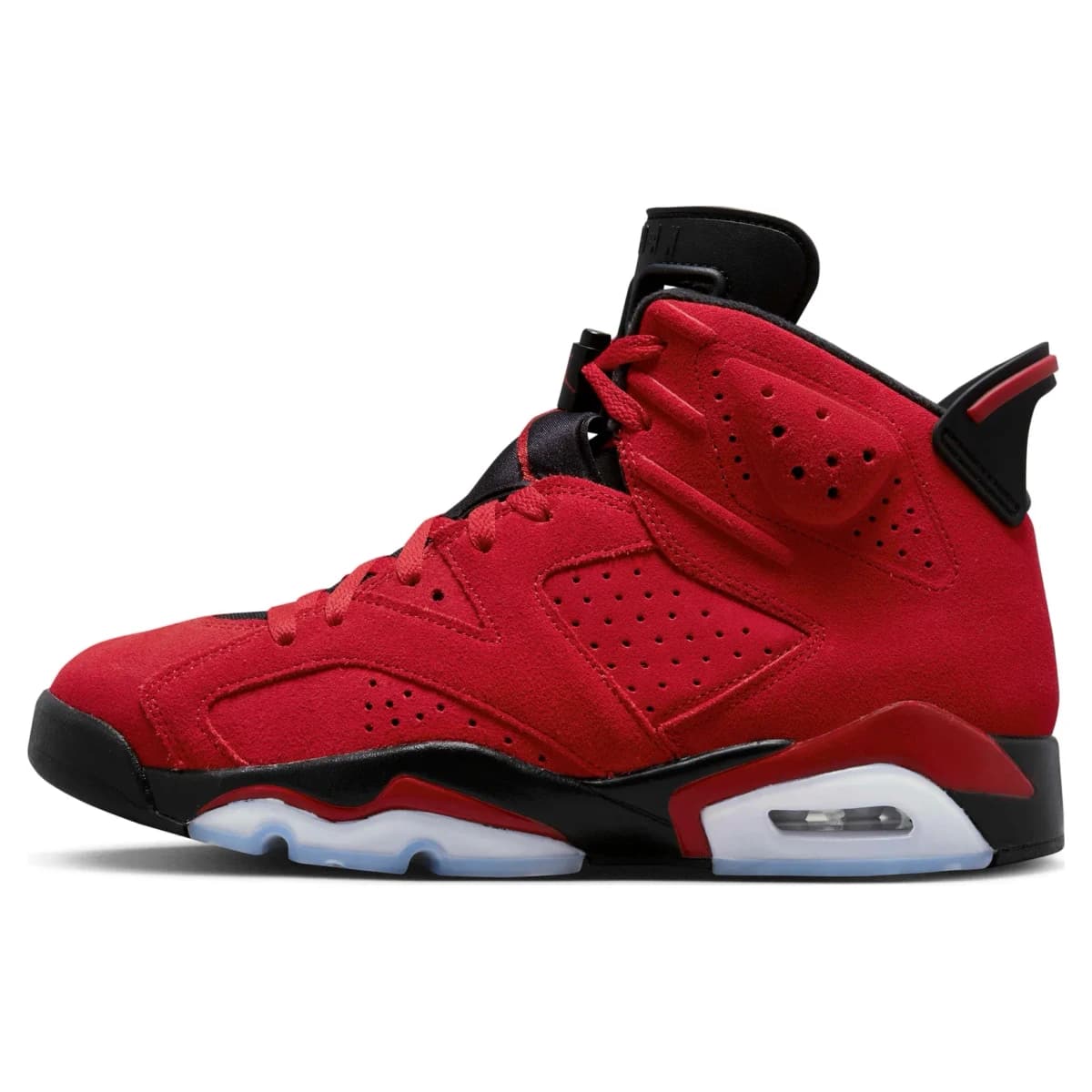 Air Jordan 6 Retro Toro Bravo. Vista 1 del modelo. Imagen de catálogo del producto.