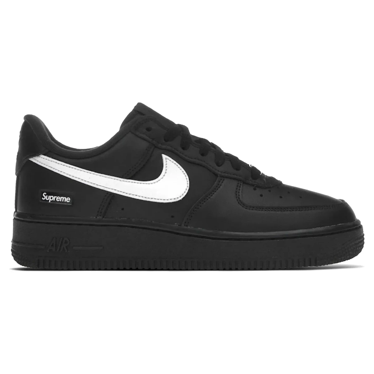 Nike Air Force 1 x Supreme Negro Blanco